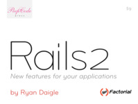 Cover of Rails 2: New features for your applications